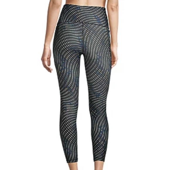 Xersion Blue Dot Train Women's High Rise Quick Dry 7/8 Ankle Leggings M L XL XXL - Picture 2 of 11